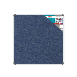 Image of Bulletin Board Ribbed Alum Frame 1000*1000Mm Denim