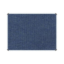 Parrot Bulletin Board Ribbed Alum Frame 1000x1000mm Denim - image 01