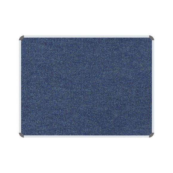 Parrot Bulletin Board Ribbed Alum Frame 1000x1000mm Denim - image 01