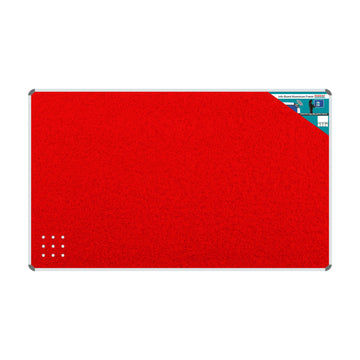 Parrot Info Board Aluminium Frame 2400x1200mm Red - image 01