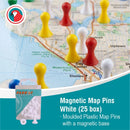 Parrot Magnets Map Pins (25/Box) White 16mm - image 04