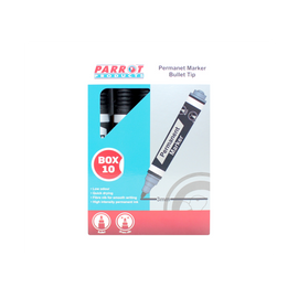 Image of Marker Permanent Bullet Box 10 Black