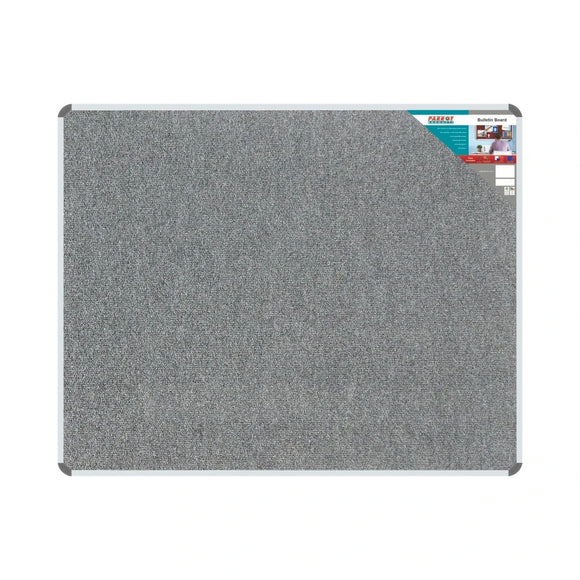 Parrot Bulletin Board Ribbed Alum Frame 1500x1200mm Laurel - image 01