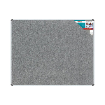 Parrot Bulletin Board Ribbed Alum Frame 1500x1200mm Laurel - image 01