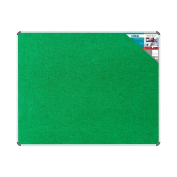 Parrot Bulletin Board Ribbed Alum Frame 1500x1200mm Palm - image 01