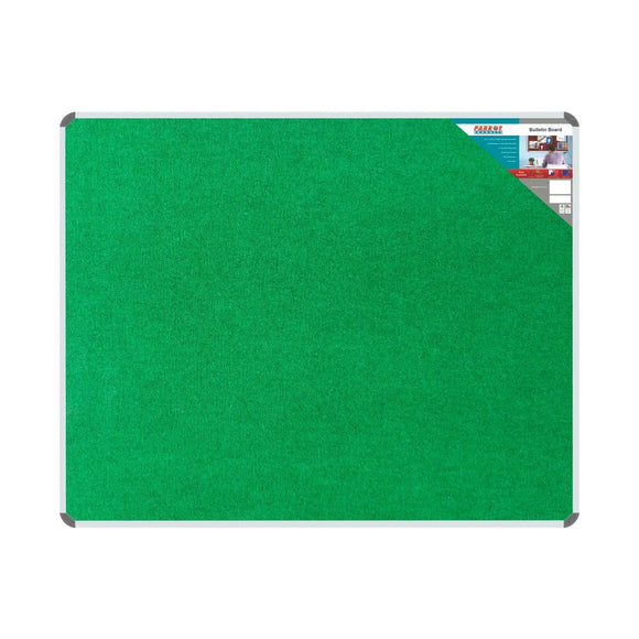 Parrot Bulletin Board Ribbed Alum Frame 1500x1200mm Palm - image 01