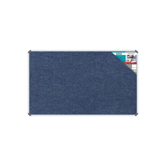 Image of Bulletin Board Ribbed Alum Frame 1500*900Mm Denim