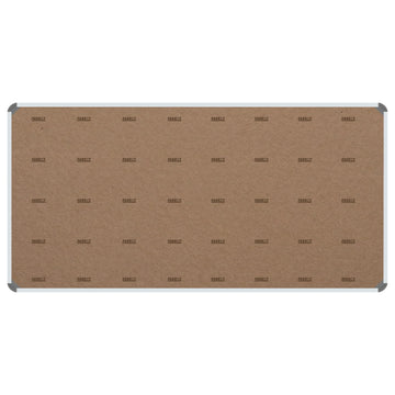 Parrot Bulletin Board Ribbed Alum Frame 1500x900mm Denim - image 01