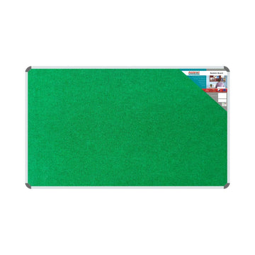 Parrot Bulletin Board Ribbed Alum Frame 1500x900mm Palm - image 01