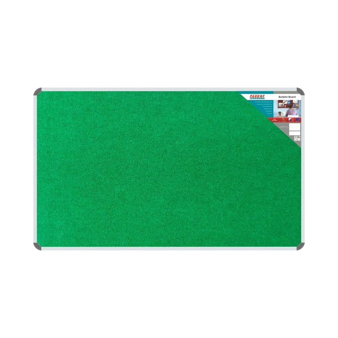 Parrot Bulletin Board Ribbed Alum Frame 1500x900mm Palm - image 01