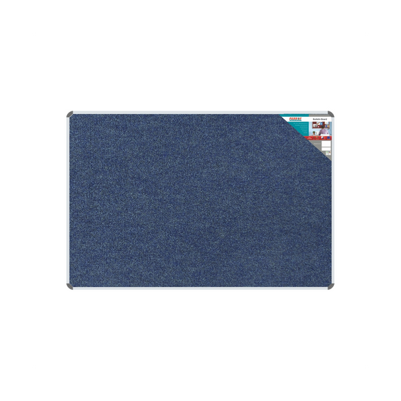 Image of Bulletin Board Ribbed Alum Frame 1800*1200Mm Denim