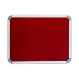 Image of Info Board Aluminium Frame 3000*1200Mm Burgandy