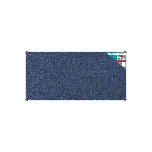 Image of Bulletin Board Ribbed Alum Frame 1800*900Mm Denim