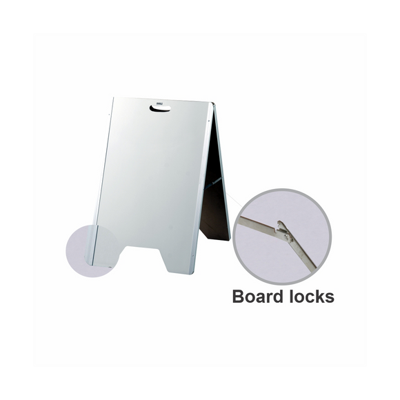 Image of A Frame Whiteboard Aluminium Frame 900*600Mm