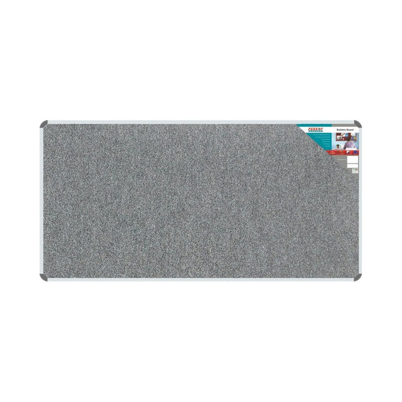 Parrot Bulletin Board Ribbed Alum Frame 1800x900mm Laurel - image 01