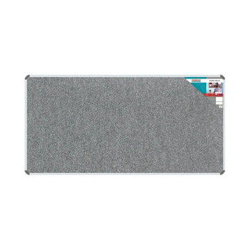 Parrot Bulletin Board Ribbed Alum Frame 1800x900mm Laurel - image 01