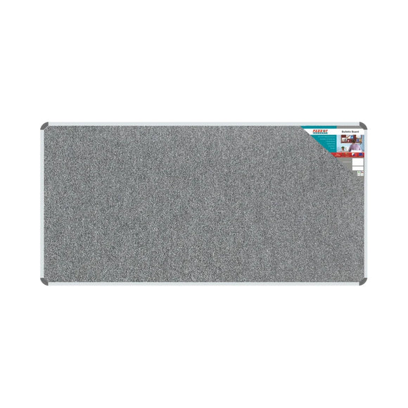 Parrot Bulletin Board Ribbed Alum Frame 1800x900mm Laurel - image 01