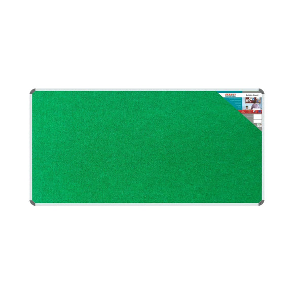 Parrot Bulletin Board Ribbed Alum Frame 1800x900mm Palm - image 01