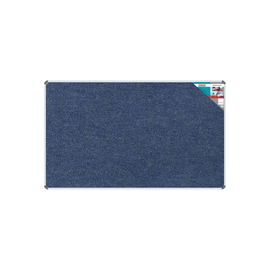 Image of Bulletin Board Ribbed Alum Frame 2000*1200Mm Denim