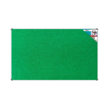 Parrot Bulletin Board Ribbed Alum Frame 2000x1200mm Palm - image 01