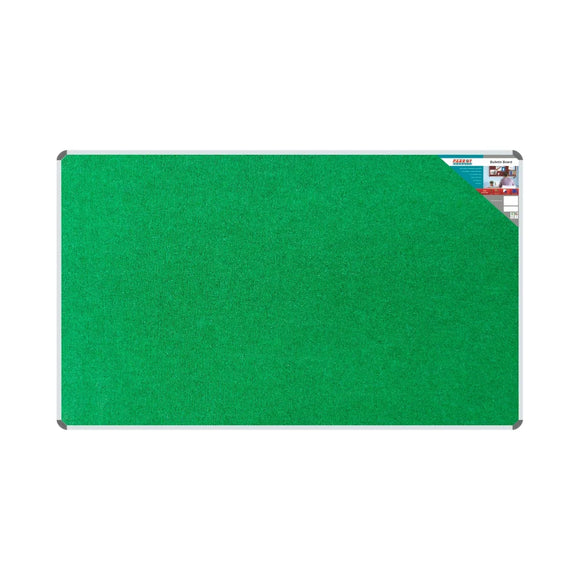 Parrot Bulletin Board Ribbed Alum Frame 2000x1200mm Palm - image 01