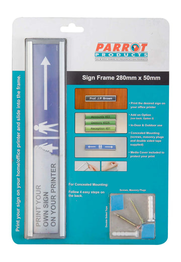 Parrot Sign Frame 50 X 280mm Retail Pack - image 01