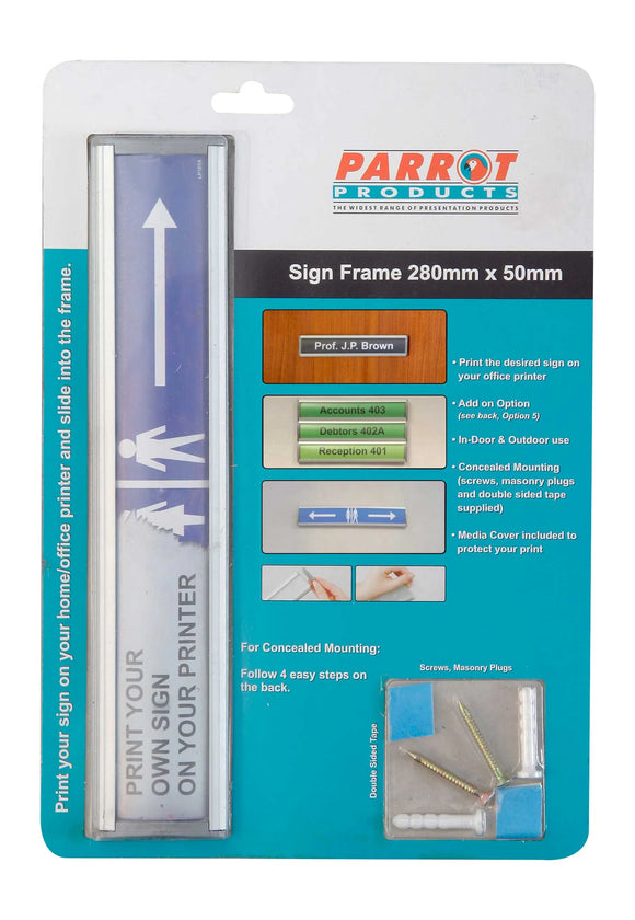 Parrot Sign Frame 50 X 280mm Retail Pack - image 01