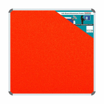 Parrot Info Board Aluminium Frame 900x900mm Orange - image 01