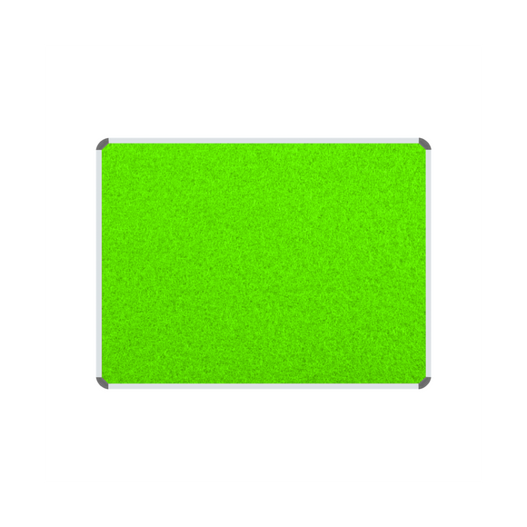 Image of Info Board Aluminium Frame 1200*1200Mm Lime Green
