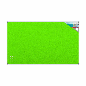 Parrot Info Board Aluminium Frame 2000x1200mm Lime Green - image 01