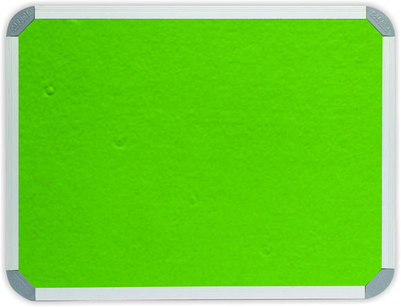 Parrot Info Board Aluminium Frame 2000x1200mm Lime Green - image 01