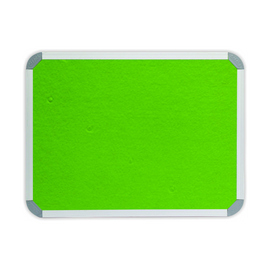 Image of Info Board Aluminium Frame 2400*1200Mm Lime Green