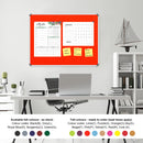 Parrot Info Board Aluminium Frame 1000 x 1000mm Orange - image 01