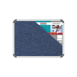 Image of Bulletin Board Ribbed Alum Frame 600*450Mm Denim