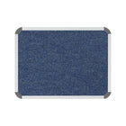 Parrot Bulletin Board Ribbed Alum Frame 600x450mm Denim - image 02