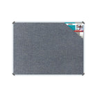 Parrot Bulletin Board Ribbed Alum Frame 600x450mm Denim - image 05