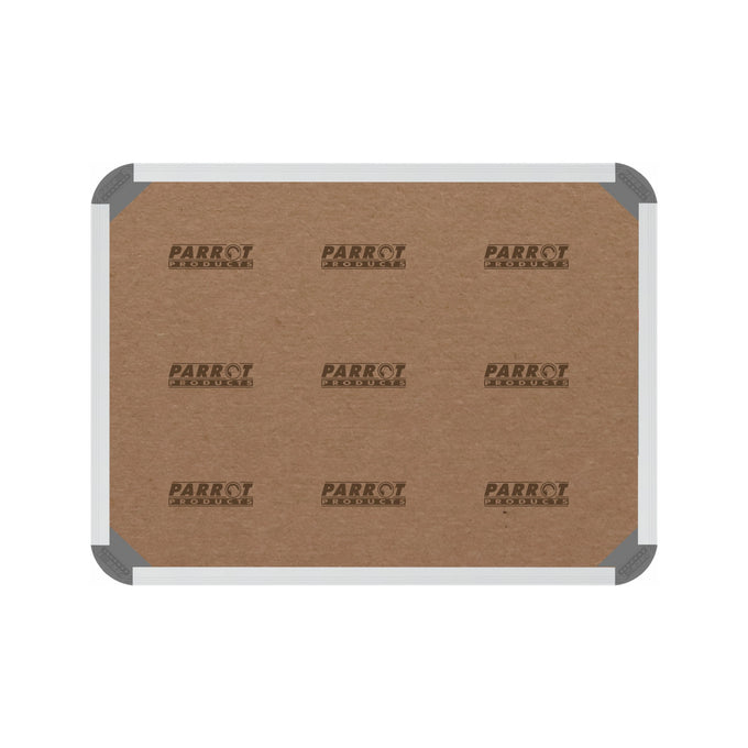 Parrot Bulletin Board Ribbed Alum Frame 600x450mm Laurel - image 03