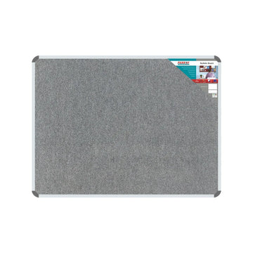 Parrot Bulletin Board Ribbed Alum Frame 600x450mm Laurel - image 01