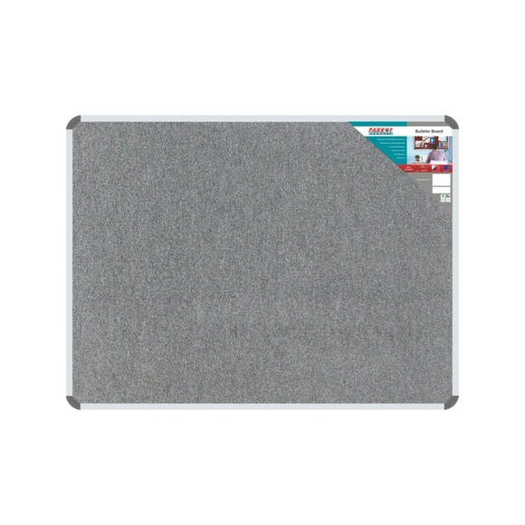 Parrot Bulletin Board Ribbed Alum Frame 600x450mm Laurel - image 01