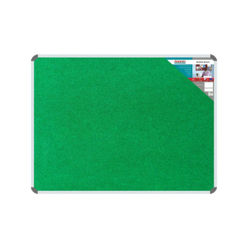 Parrot Bulletin Board Ribbed Alum Frame 600x450mm Palm - image 01