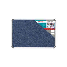 Image of Bulletin Board Ribbed Alum Frame 900*600Mm Denim