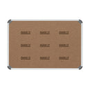 Parrot Bulletin Board Ribbed Alum Frame 900x600mm Denim - image 02