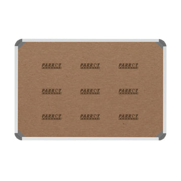 Parrot Bulletin Board Ribbed Alum Frame 900x600mm Denim - image 02