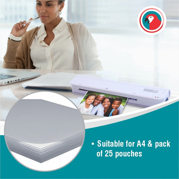 Parrot Laminating Pouch A4 220X310 160(80+80) Mic Box 100 - image 18