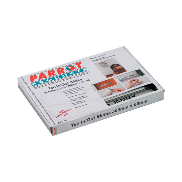Image of In/Out Slide 400X50Mm Ten Boxed Retail