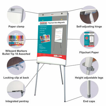 Parrot Flipchart Non Magnetic Standard 1000x640mm Retail - image 01
