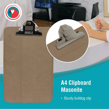 Parrot Clipboard 355x230mm Masonite A4 - image 02