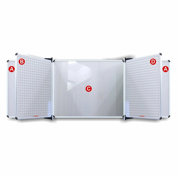 Parrot Edu Bd Centre Panel 2420x1220 Magnetic White - image 01