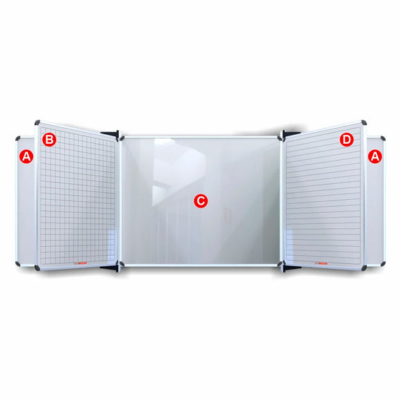 Parrot Edu Bd Centre Panel 2420x1220 Magnetic White - image 01