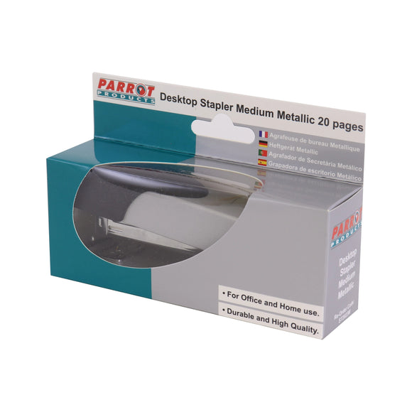 Parrot Stapler Steel 105X(24/6 26/6) Silver 20Pg - image 01